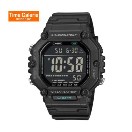 Casio AE-1600HX-1B Sporty Design Resin Band Men Watch Casio AE-1600HX-1B Sporty Design Resin Band Men Watch
