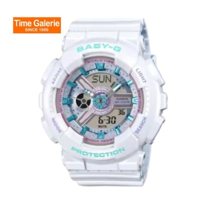 Casio Baby-G BA-110MC-7A Digital White Resin Band Women Watch Casio Baby-G BA-110MC-7A Digital White Resin Band Women Watch