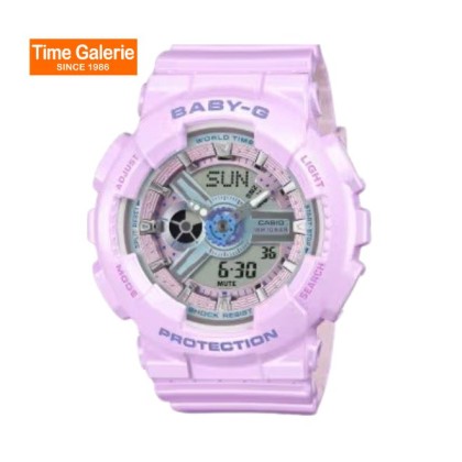 Casio Baby-G BA-110MC-6A Digital Purple Resin Band Women Watch Casio Baby-G BA-110MC-6A Digital Purple Resin Band Women Watch