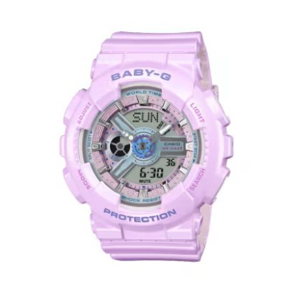 Casio Baby-G BA-110MC-6A Digital Purple Resin Band Women Watch Casio Baby-G BA-110MC-6A Digital Purple Resin Band Women Watch