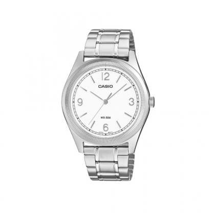 Casio MTP-B210D-7A White Dial Stainless Steel Men Watch Casio MTP-B210D-7A White Dial Stainless Steel Men Watch