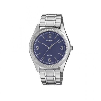 Casio MTP-B210D-2A2 Blue Dial Stainless Steel Men Watch Casio MTP-B210D-2A2 Blue Dial Stainless Steel Men Watch