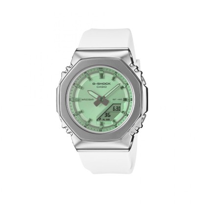Casio G-Shock GM-S2110SR-7A White Bio-based Resin Band Women Watch