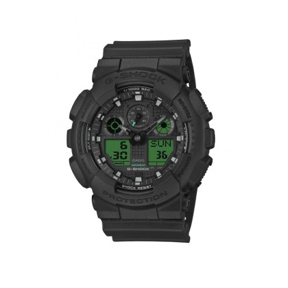 Casio G-Shock GA-100BEG-1A Black Resin Band Men Watch Casio G-Shock GA-100BEG-1A Black Resin Band Men Watch