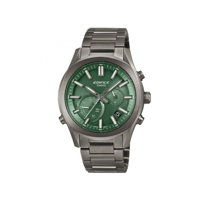 Casio Edifice EQB-1300DC-3A Green Dial Grey Stainless Steel Men Watch Casio Edifice EQB-1300DC-3A Green Dial Grey Stainless Steel Men Watch