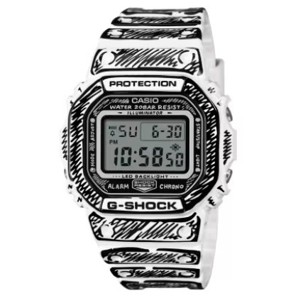 Casio G-Shock DW-5600JV-7 Digital White Resin Band Men Watch Casio G-Shock DW-5600JV-7 Digital White Resin Band Men Watch
