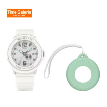 Casio Baby-G BGA-15K-7A White Resin Band Women Watch Casio Baby-G BGA-15K-7A White Resin Band Women Watch