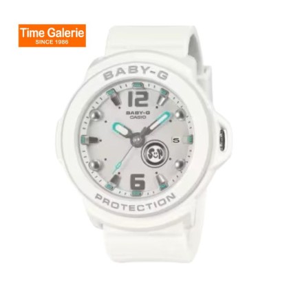 Casio Baby-G BGA-15K-7A White Resin Band Women Watch Casio Baby-G BGA-15K-7A White Resin Band Women Watch