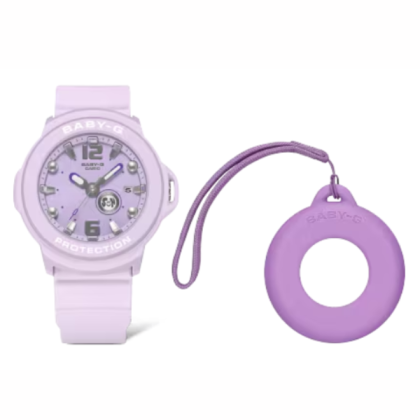 Casio Baby-G BGA-15K-6A Purple Resin Band Women Watch