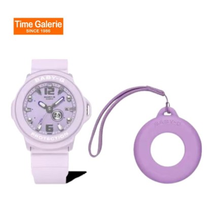 Casio Baby-G BGA-15K-6A Purple Resin Band Women Watch