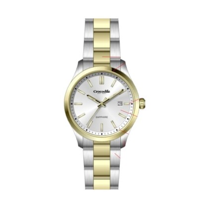 Crocodile CRDW8144.348 Silver Dial Stainless Steel Women Watch Crocodile CRDW8144.348 Silver Dial Stainless Steel Women Watch