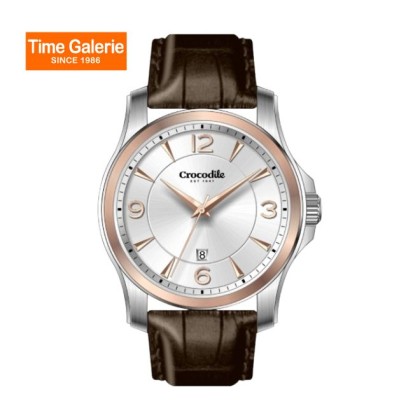 Crocodile CRDW5904.318 Silver Dial Leather Strap Women Watch
