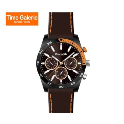 Crocodile CRDW7543.198M Analog Leather Strap Men Watch