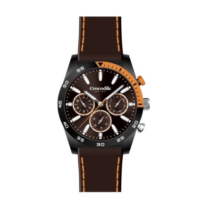 Crocodile CRDW7543.198M Analog Leather Strap Men Watch