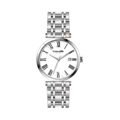 Crocodile CRDW10102.116 White Dial Stainless Steel Men Watch Crocodile CRDW10102.116 White Dial Stainless Steel Men Watch