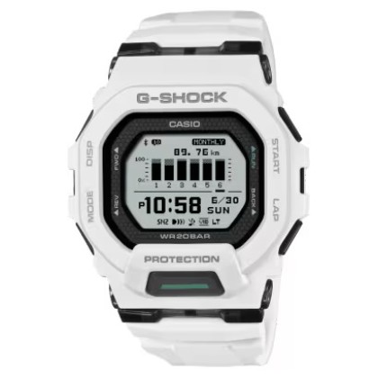 Casio G-Shock GBD-200-7 G-Squad White Resin Band Unisex Watch Casio G-Shock GBD-200-7 G-Squad White Resin Band Unisex Watch