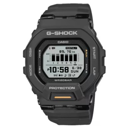 Casio G-Shock GBD-200-1A1 G-Squad Black Resin Band Unisex Watch Casio G-Shock GBD-200-1A1 G-Squad Black Resin Band Unisex Watch