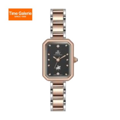 Paris Polo Club PPC-FA04-RG-BK Black Dial Butterfly Clasp Women Watch Paris Polo Club PPC-FA04-RG-BK Black Dial Butterfly Clasp Women Watch