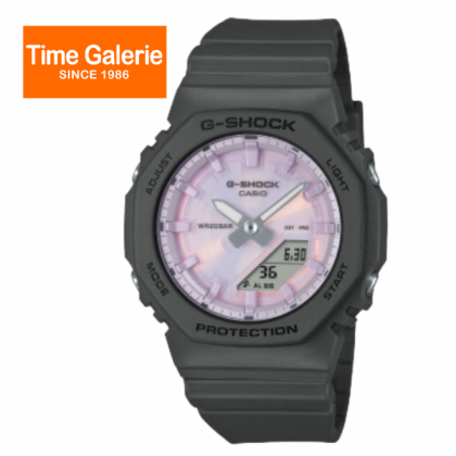 CASIO G-SHOCK GMA-P2100PC-1A BLACK BIO-BASED RESIN BAND ANALOG-DIGITAL WOMEN WATCH
