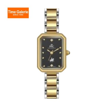 Paris Polo Club PPC-FA04-GD-BK Black Dial Butterfly Clasp Women Watch Paris Polo Club PPC-FA04-GD-BK Black Dial Butterfly Clasp Women Watch