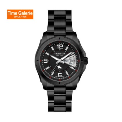 U.S Master Polo Club USM-FB04-BK-BK Butterfly Clasp Men Watch U.S Master Polo Club USM-FB04-BK-BK Butterfly Clasp Men Watch