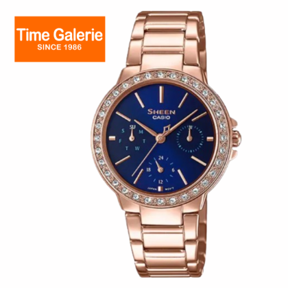 CASIO SHEEN SHE-3069PG-2A ROSE-GOLD ION PLATED STAINLESS STEEL ANALOG WOMEN WATCH CASIO SHEEN SHE-3069PG-2A ROSE-GOLD ION PLATED STAINLESS STEEL ANALOG WOMEN WATCH