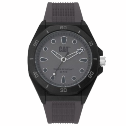 CAT JA-110-25-512 Octa Shield Gun Silicone Strap Analog Men Watch CAT JA-110-25-512 Octa Shield Gun Silicone Strap Analog Men Watch