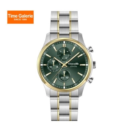 Crocodile CRDW7594.168M Analog Sapphire Green Dial Men Watch Crocodile CRDW7594.168M Analog Sapphire Green Dial Men Watch