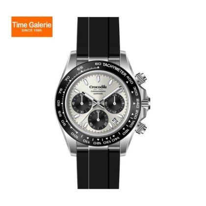 Crocodile CRDW7402.118C Chronograph Black Silicone Strap Men Watch