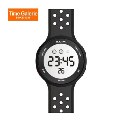 BUM BUMWBM02214 Digital Silicon Strap Men Watch 