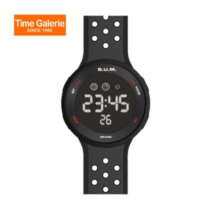 BUM BUMWBM02216A Black Digital Silicon Strap Men Watch BUM BUMWBM02216A Black Digital Silicon Strap Men Watch