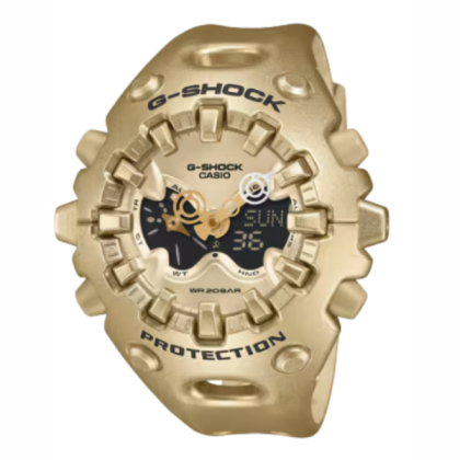 CASIO G-SHOCK GA-V01A-9A GOLD RESIN BAND ANALOG-DIGITAL MEN WATCH