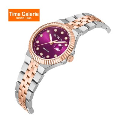 Bonia Elegance BNB10951-4667 Purple Dial Sapphire Crystal Glass Women Watch Bonia Elegance BNB10951-4667 Purple Dial Sapphire Crystal Glass Women Watch