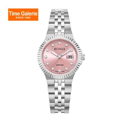 Bonia Elegance BNB10951-4377 Pink Dial Sapphire Crystal Glass Women Watch Bonia Elegance BNB10951-4377 Pink Dial Sapphire Crystal Glass Women Watch