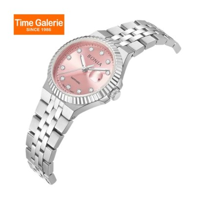 Bonia Elegance BNB10951-4377 Pink Dial Sapphire Crystal Glass Women Watch Bonia Elegance BNB10951-4377 Pink Dial Sapphire Crystal Glass Women Watch