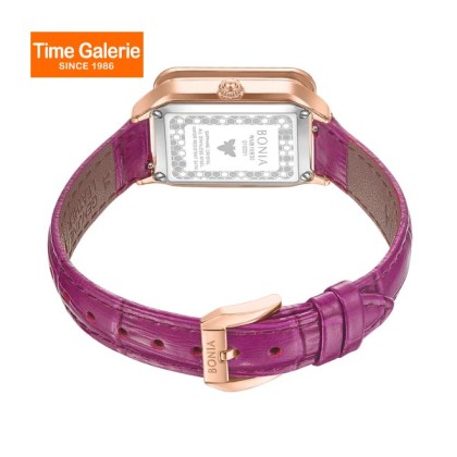 Bonia Bee Elegance BNB10930-2563S Purple Leather Strap Women Watch Bonia Bee Elegance BNB10930-2563S Purple Leather Strap Women Watch