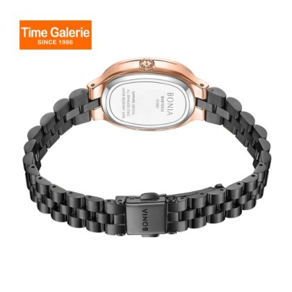 Bonia Elegance BNB10936-2037S Black Dial Ceramic Women Watch Bonia Elegance BNB10936-2037S Black Dial Ceramic Women Watch