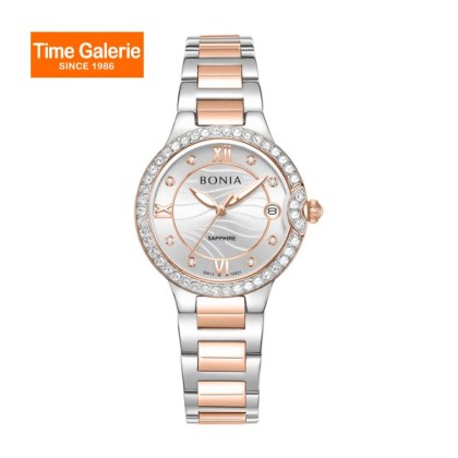 Bonia Elegance BNB10921-2613S Silver Dial Stainless Steel Women Watch Bonia Elegance BNB10921-2613S Silver Dial Stainless Steel Women Watch