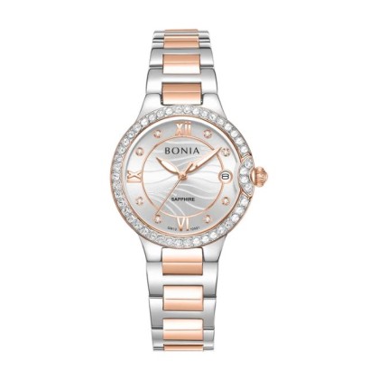 Bonia Elegance BNB10921-2613S Silver Dial Stainless Steel Women Watch Bonia Elegance BNB10921-2613S Silver Dial Stainless Steel Women Watch