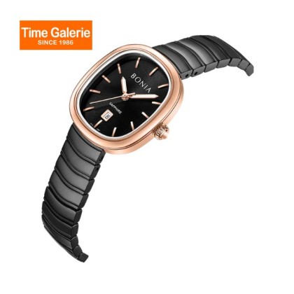 Bonia Elegance BNB10907-2032 Black Dial Stainless Steel Women Watch Bonia Elegance BNB10907-2032 Black Dial Stainless Steel Women Watch