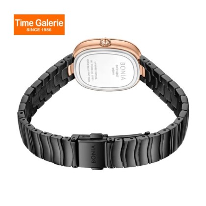 Bonia Elegance BNB10907-2032 Black Dial Stainless Steel Women Watch Bonia Elegance BNB10907-2032 Black Dial Stainless Steel Women Watch