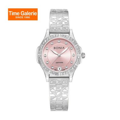 Bonia Elegance BBNB10908-2377S Pink Dial Stainless Steel Women Watch