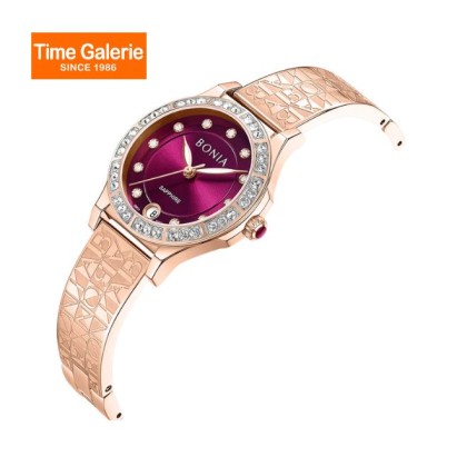 Bonia Elegance BNB10908-2567S Purple Dial Stainless Steel Women Watch Bonia Elegance BNB10908-2567S Purple Dial Stainless Steel Women Watch