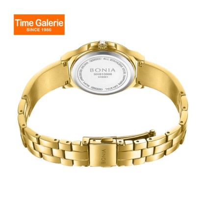 Bonia Elegance BNB10908-2227S Gold Dial Stainless Steel Women Watch Bonia Elegance BNB10908-2227S Gold Dial Stainless Steel Women Watch