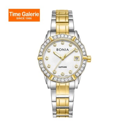 Bonia Elegance BNB10893-2115S Silver Gold Stainless Steel Women Watch Bonia Elegance BNB10893-2115S Silver Gold Stainless Steel Women Watch