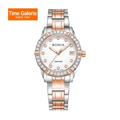 Bonia Elegance BNB10893-2615S Silver Rose Gold Stainless Steel Women Watch Bonia Elegance BNB10893-2615S Silver Rose Gold Stainless Steel Women Watch