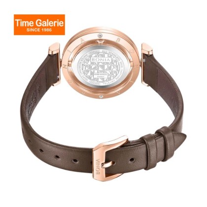 Bonia Elegance BNB10926-2547S Brown Leather Strap Women Watch Bonia Elegance BNB10926-2547S Brown Leather Strap Women Watch
