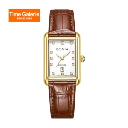 Bonia Elegance BNB10912-2217 Brown Leather Strap Women Watch Bonia Elegance BNB10912-2217 Brown Leather Strap Women Watch