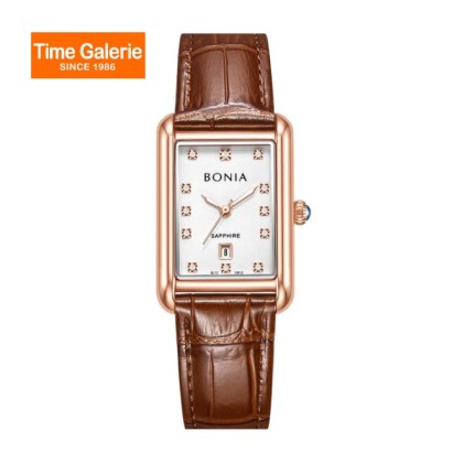 Bonia Elegance BNB10912-2517 Brown Leather Strap Women Watch Bonia Elegance BNB10912-2517 Brown Leather Strap Women Watch
