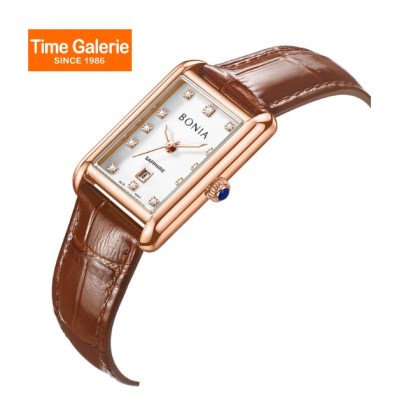 Bonia Elegance BNB10912-2517 Brown Leather Strap Women Watch Bonia Elegance BNB10912-2517 Brown Leather Strap Women Watch